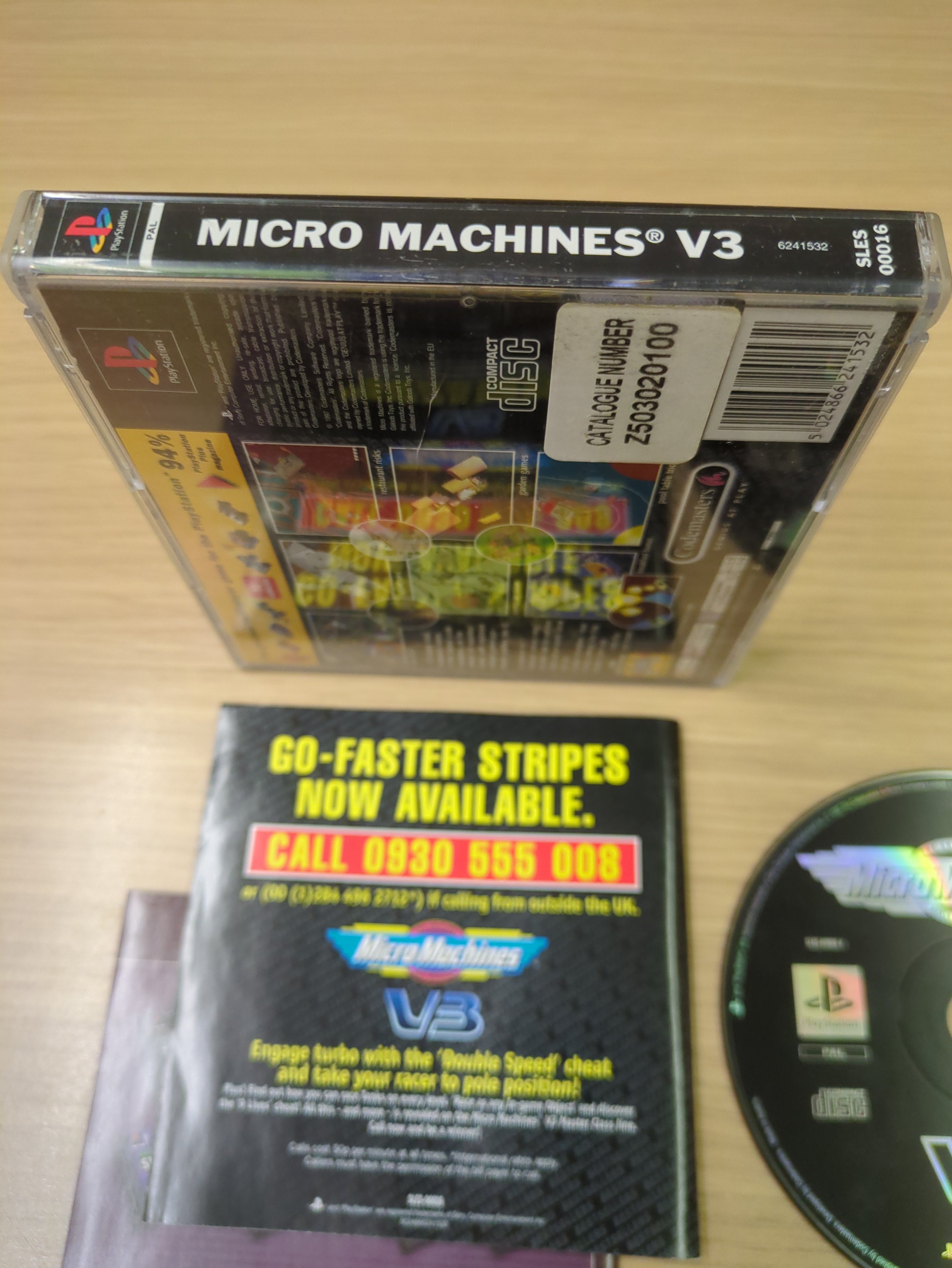 Micro Machines V3 (Value Series) Sony PS1 game Micro Machines V3 (Value Series) Sony PS1 game